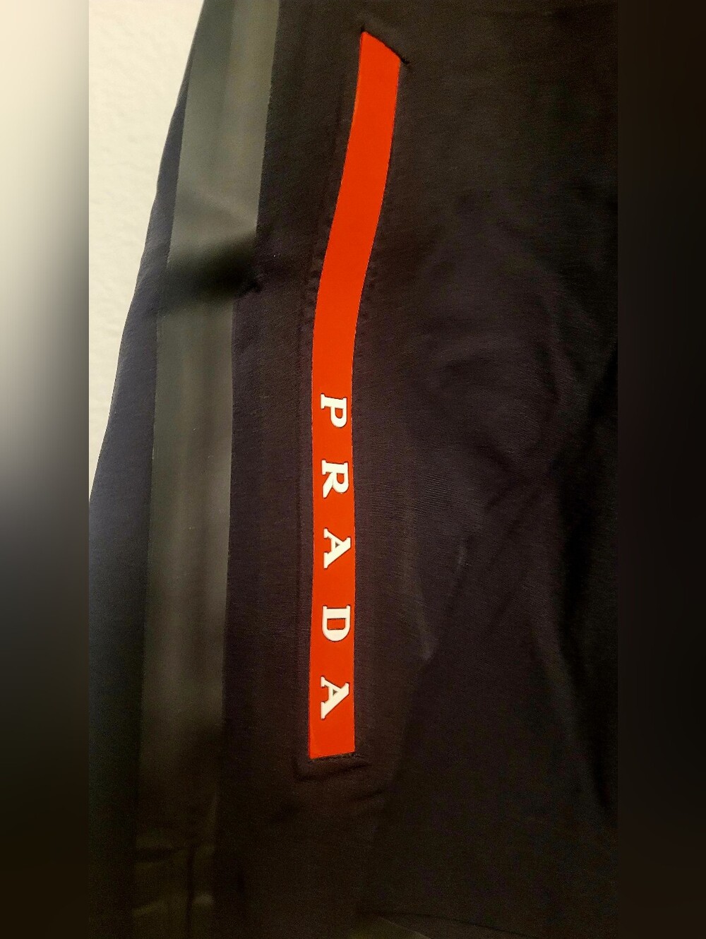🇮🇹 Prada Black 🖤Nylon Shorts🩳 with Red Logo Panel✨️ - Picture 6 of 16